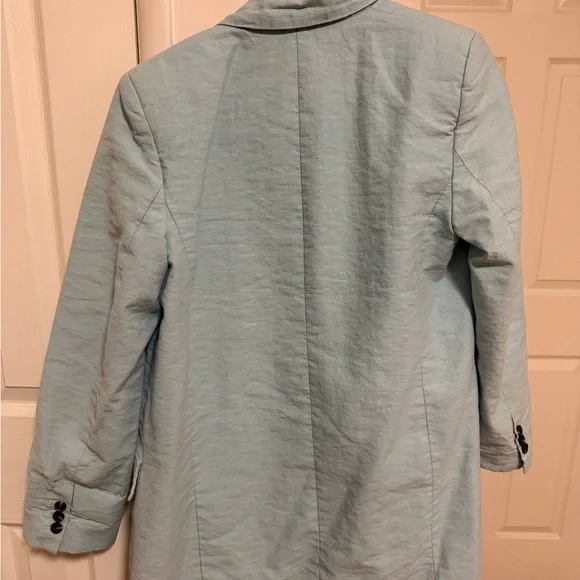 Zara Soft Blue Jacket - Picture 8 of 9